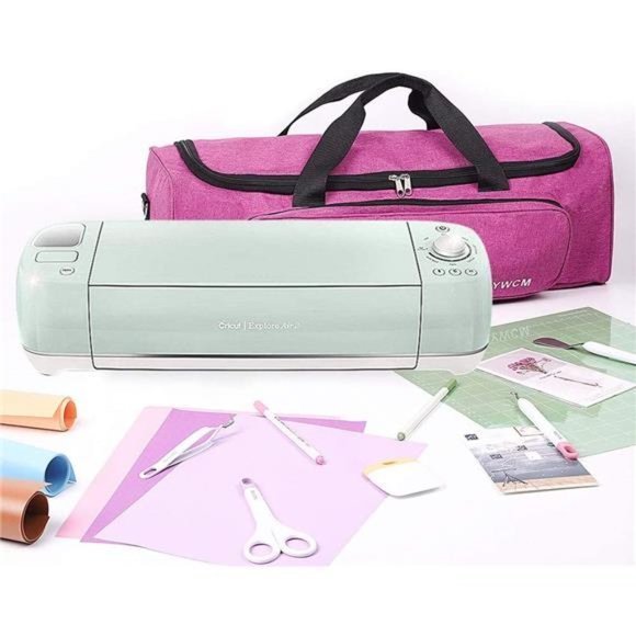 Lightweight Carrying Bag with Cricut Explore, Foldable Travel Tote Case (Pink) - Picture 1 of 7